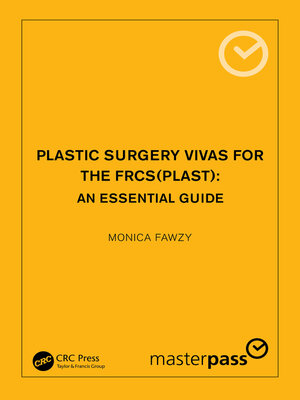 cover image of Plastic Surgery Vivas for the FRCS (Plast)